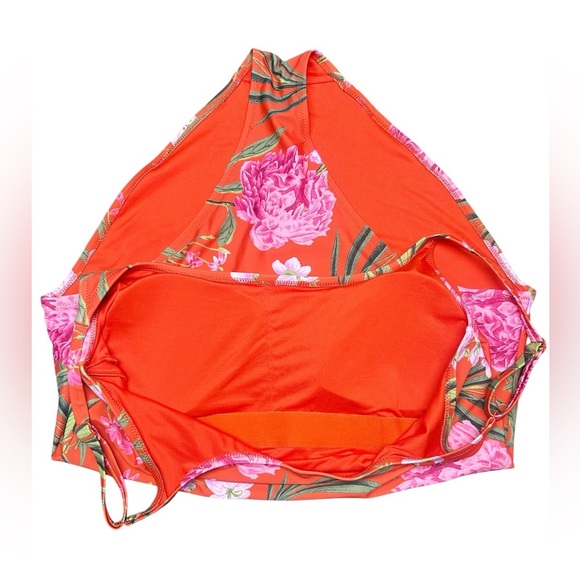 Old Navy Women’s One-Piece Swimsuit Red Floral Size XL NWT - Picture 5 of 8